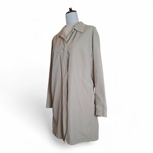 Faconnable Women's  Tan Rain Coat Size M